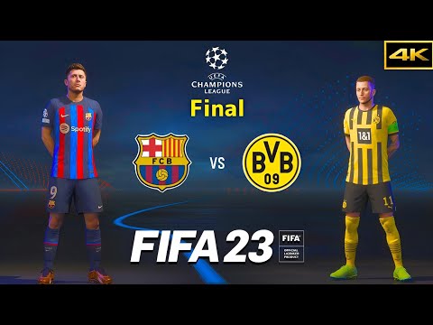FIFA 23 – Barcelona vs Borussia Dortmund – UEFA Champions League Final – PS5™ Gameplay [4K 60FPS] – spainfutbol.es