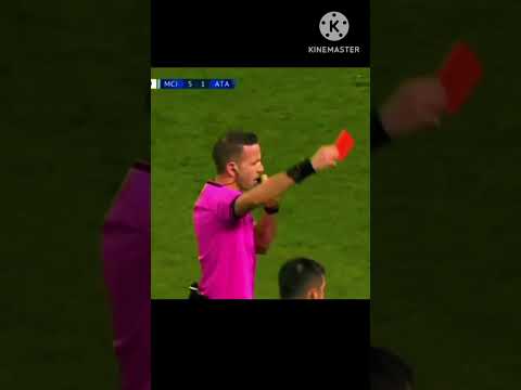 Fill Foden Red Card 2020 UEFA Champions League. – spainfutbol.es