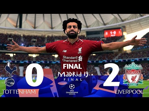 Recreación Tottenham 0-2 Liverpool FINAL Uefa Champions League 2019 – spainfutbol.es