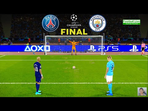 PSG vs Manchester City – Penalty Shootout | Final UEFA Champions League UCL | eFootball PES Gameplay – spainfutbol.es