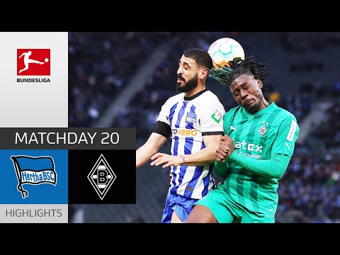 Hertha BSC – Borussia M’gladbach 4-1 | Highlights | Matchday 20 – Bundesliga 2022/23 – spainfutbol.es