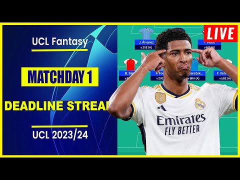 UCL Fantasy Matchday 1: Deadline Stream | Live Q&A | Champions League Fantasy Tips 2023/24 – spainfutbol.es