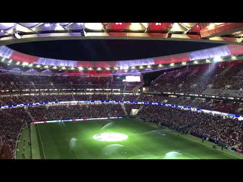 Atlético de Madrid vs Juventus (2-2) UEFA Champions League / Formación + Himno + Himno Champions – spainfutbol.es