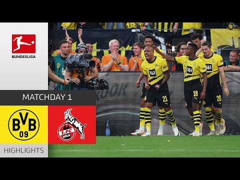 Malen Saves BVB! | Borussia Dortmund – 1. FC Köln 1-0 | Highlights | Matchday 1 – Bundesliga 2023/24 – spainfutbol.es