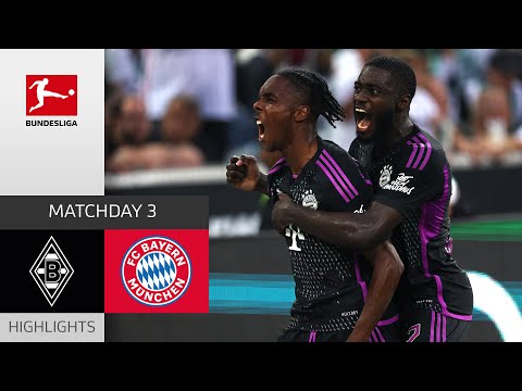Borussia M’gladbach – FC Bayern München 1-2 | Highlights | Matchday 3 – Bundesliga 2023/24 – spainfutbol.es