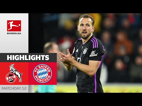 1. FC Köln – FC Bayern München | Highlights | Matchday 12 – Bundesliga 23/24 – spainfutbol.es