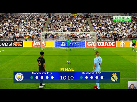 Manchester City vs Real Madrid – Penalty Shootout | Final UEFA Champions League UCL | PES Gameplay – spainfutbol.es