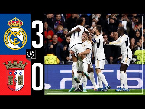 Real Madrid 3-0 Braga | HIGHLIGHTS | Champions League – spainfutbol.es