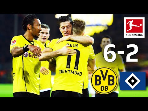 Klopp’s Borussia Dortmund vs. Hamburger SV | Full Game | 13/14 – Aubameyang, Lewandowski & Reus – spainfutbol.es