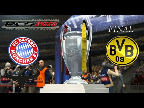 PES 2013 UEFA Champions League – Bayern Munich vs Borussia Dortmund – FINAL – spainfutbol.es