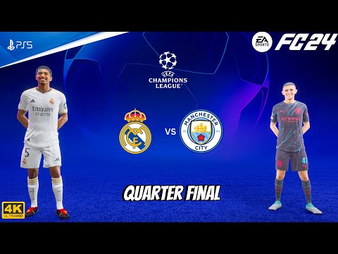 FC 24 – Real Madrid Vs Manchester City – UEFA Champions League Quarter Final | PS5™ [4K60] – spainfutbol.es