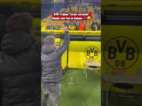 BVB-Trainer Terzic versucht Handy von Fan zu klauen 🌚😂 – spainfutbol.es
