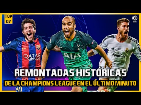 TOP 7 remontadas HISTÓRICAS de la UEFA Champions League en el ÚLTIMO MINUTO – spainfutbol.es
