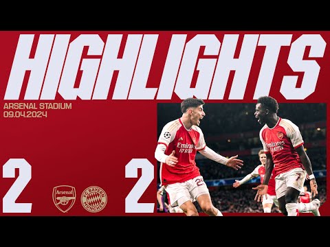 HIGHLIGHTS | Arsenal vs Bayern Munich (2-2) | Saka, Gnabry, Kane, Trossard | Champions League – spainfutbol.es